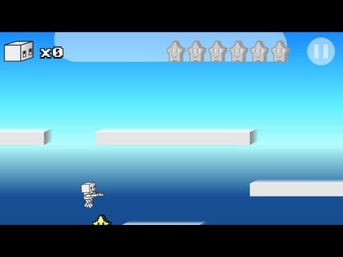 Cubit: The Hardcore Platformer Robot Screenshot (iTunes Store)