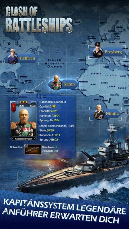 Clash of Battleships Screenshot (Google Play)