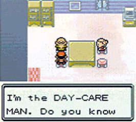 Pokémon Gold Version Screenshot (Pokémon.com - Official Game Page): Let the Day-Care keep your Pokémon for a while and see what happens...