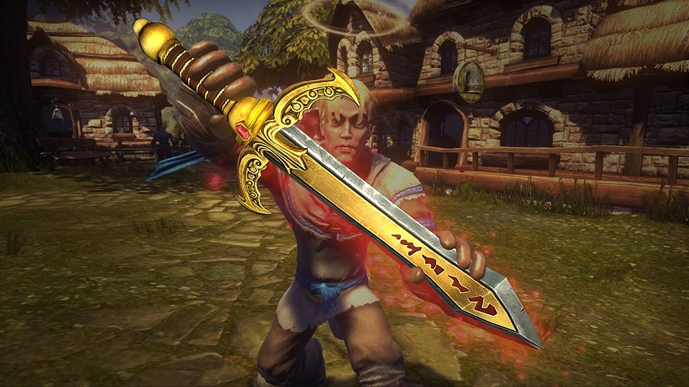 Fable: Anniversary - Fable "Sword of Strategia" Golden Weapon Pack Screenshot (Xbox.com product page)