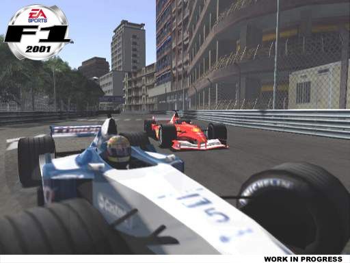 F1 2001 Screenshot (Electronic Arts UK Press Extranet, 2001-05-23): PlayStation 2 screenshot