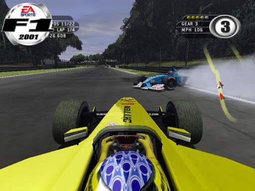 F1 2001 Screenshot (Electronic Arts UK Press Extranet, 2001-09-07): Alesi & Button