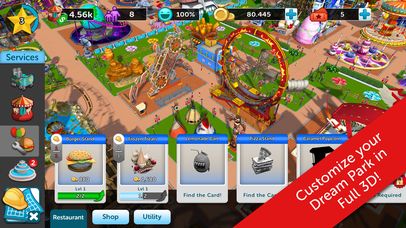 RollerCoaster Tycoon: Touch Screenshot (iTunes Store)