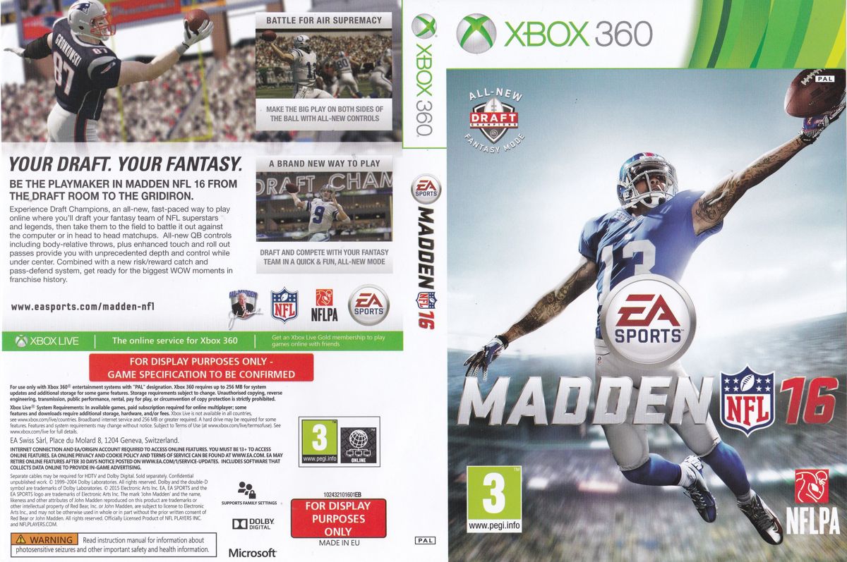 Madden NFL 16 - Xbox 360 [Digital] 