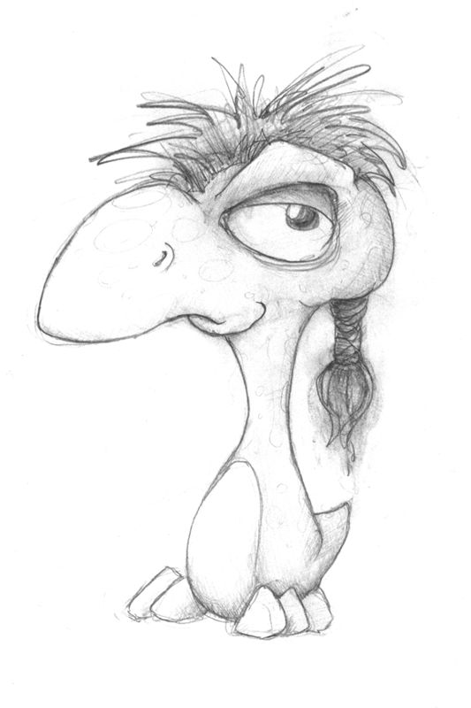 Spyro the Dragon Concept Art (Official website, 1998): Sketch 9