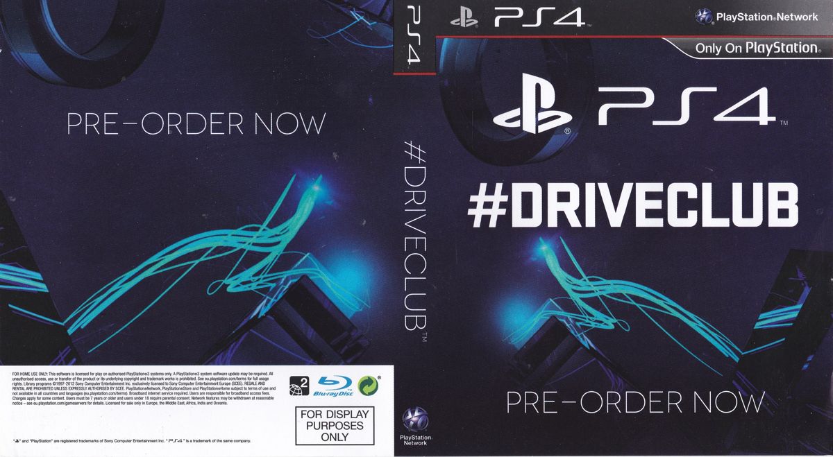 Driveclub Other (Display case inlays (UK))
