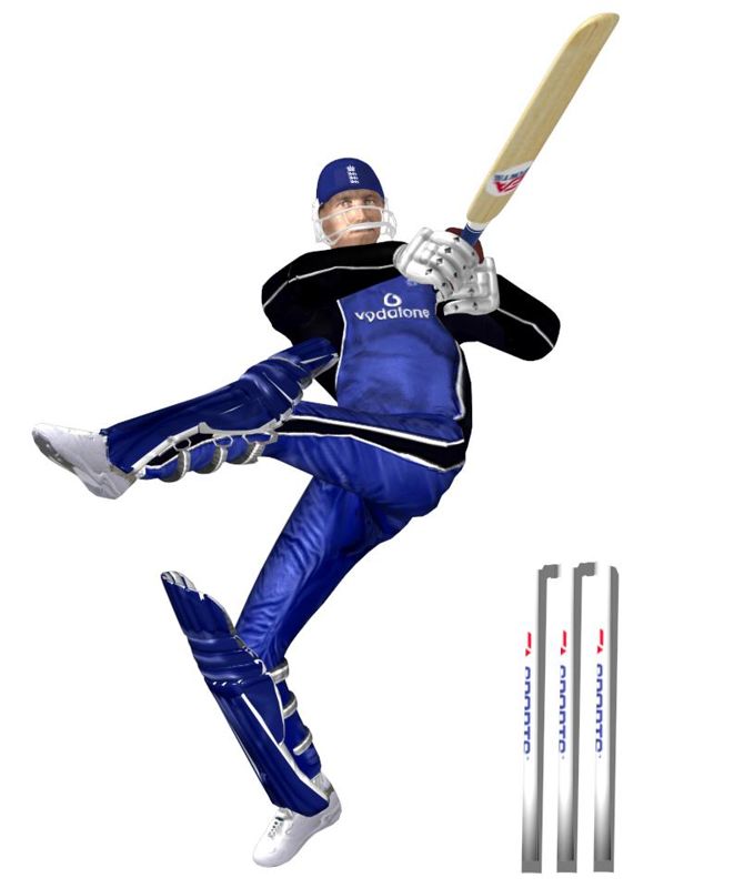 Cricket 2002 Render (Electronic Arts UK Press Extranet, 2001-10-23): English batsman