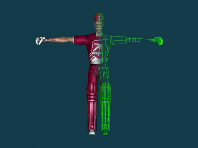 Cricket 2002 Render (Electronic Arts UK Press Extranet, 2001-10-23): West Indies player