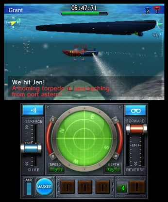 Steel Diver: Sub Wars Screenshot (Nintendo.com)