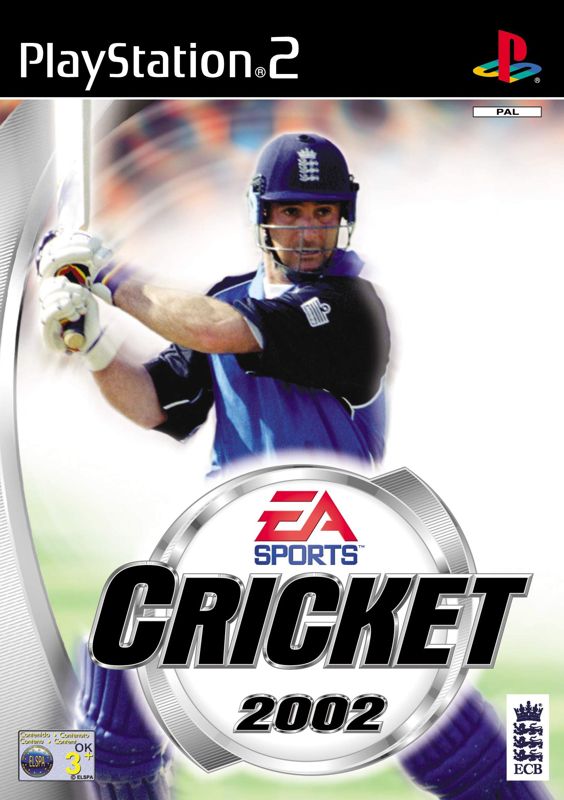 Cricket 2002 Other (Electronic Arts UK Press Extranet, 2002-01-29): UK PlayStation 2 cover art