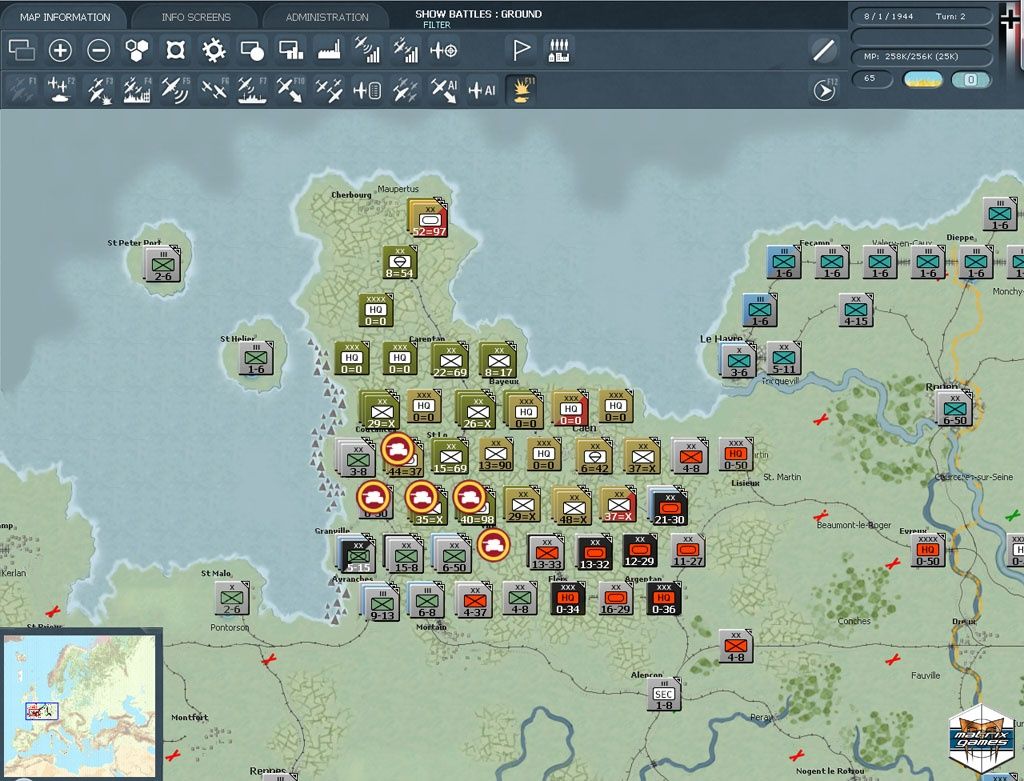 Gary Grigsby's War in the West Screenshot (Steam)