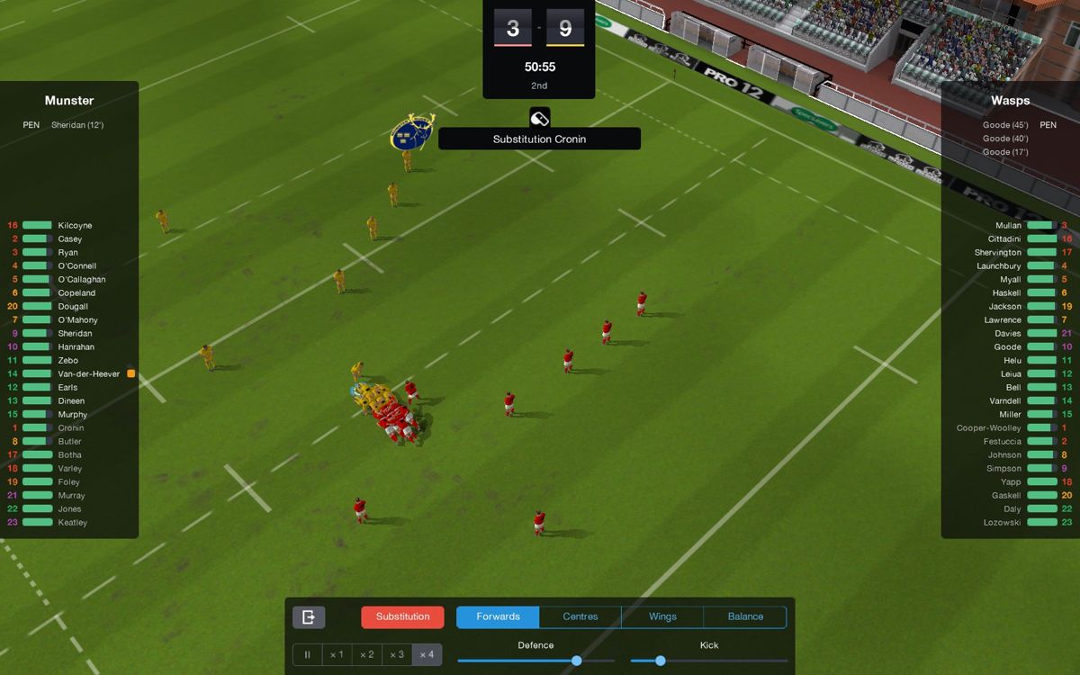 PRM 2015: Pro Rugby Manager Screenshot (Steam)