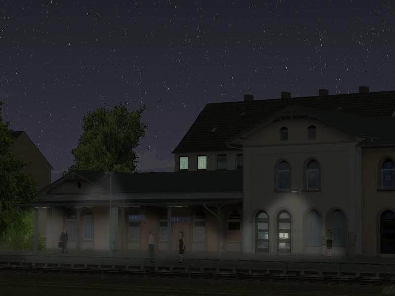Railroad X: Modelset 1 - Railstation, Houses, Barn Screenshot (Steam)
