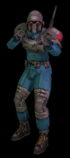 Oni Render (Characters): Blue Striker