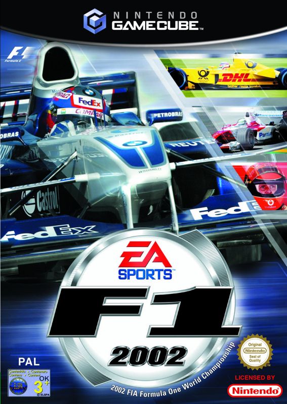 F1 2002 Other (Electronic Arts UK Press Extranet, 2002-05-14): UK GameCube cover art