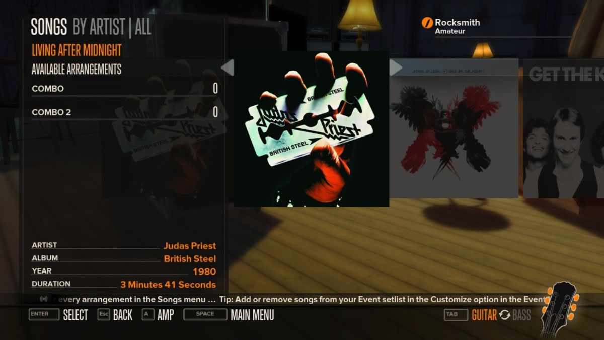 Rocksmith: Judas Priest 3-Song Pack Screenshot (Steam)