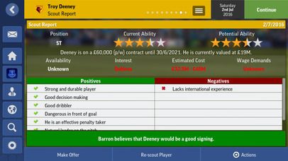 Football Manager Mobile 2017 Screenshot (iTunes Store)