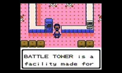 Pokémon Crystal Version Screenshot (Pokémon.com - Official Game Page): Climb to the top of the Battle Tower and prove your dominance!