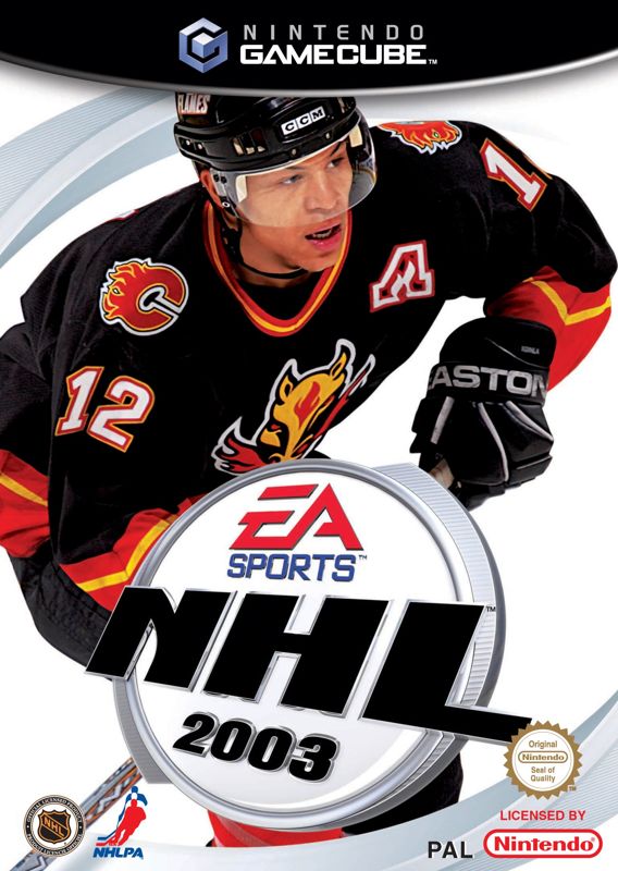NHL 2003 Other (Electronic Arts UK Press Extranet, 2002-08-06): UK GameCube cover art