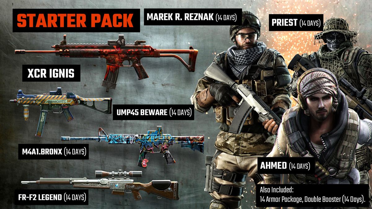 A.V.A.: Alliance of Valiant Arms - Starter Pack Screenshot (Steam)