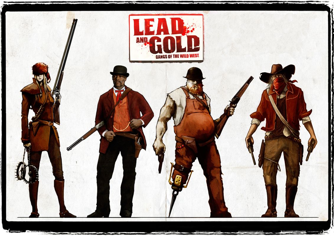 Lead and Gold: Gangs of the Wild West Concept Art (Lead and Gold: Gangs of the Wild West Fansite Kit): All characters