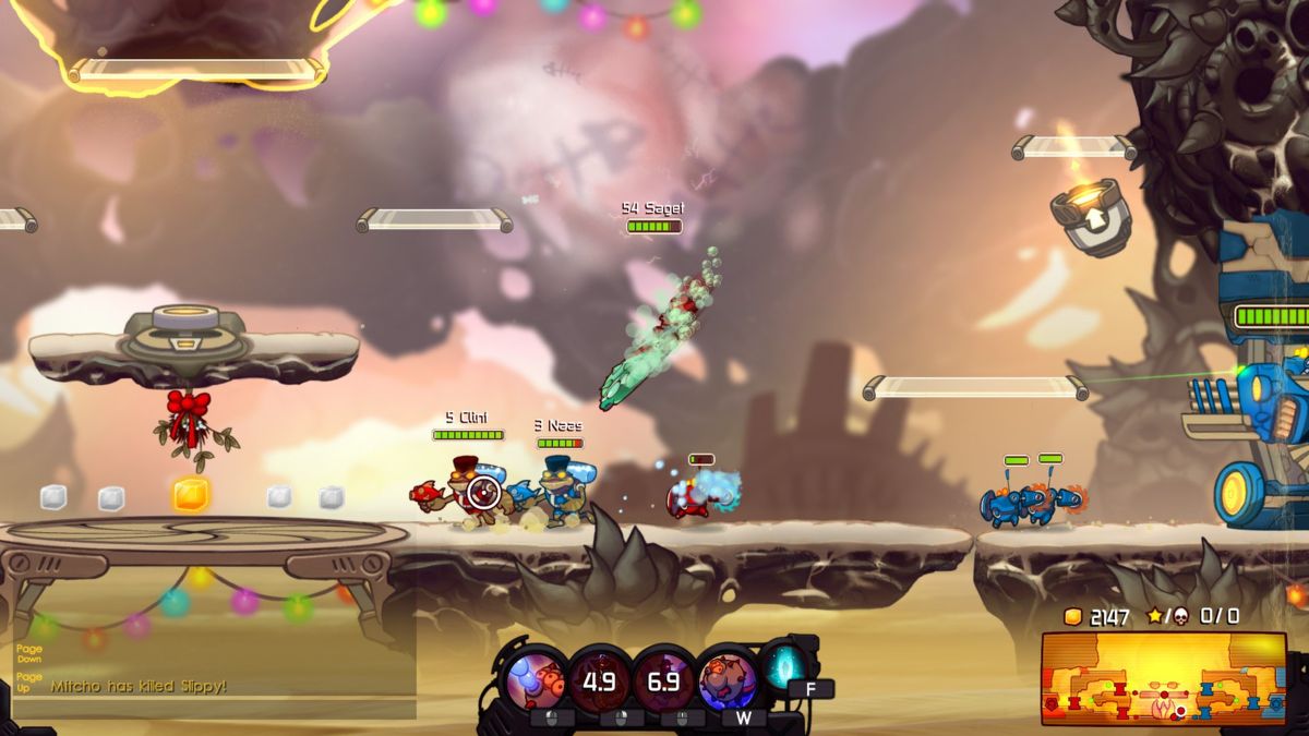 Awesomenauts: Cap'n Vinnie & Seadog Spike Screenshot (Steam)