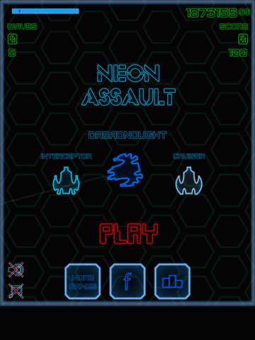 Neon Assault Screenshot (iTunes Store)