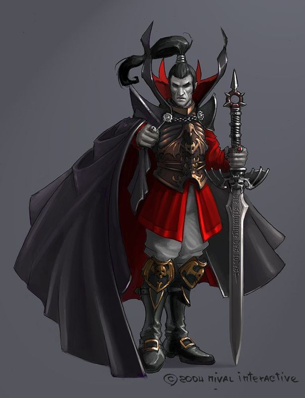 Heroes of Might and Magic V Concept Art (HOMM IV Complete DVD - Bonus Artwork - Renders and Concepts): Vampire