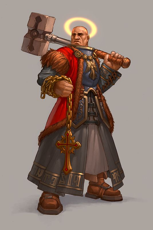 Heroes of Might and Magic V Concept Art (HOMM IV Complete DVD - Bonus Artwork - Haven Faction): Inquisitor