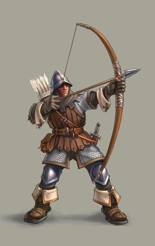 Heroes of Might and Magic V Concept Art (HOMM IV Complete DVD - Bonus Artwork - Renders and Concepts): Archer