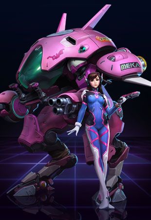 Heroes of the Storm Render (Official Heroes of the Storm site): D.Va