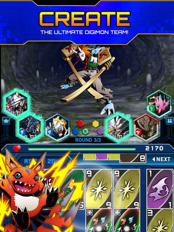 Digimon Heroes! Screenshot (iTunes Store)