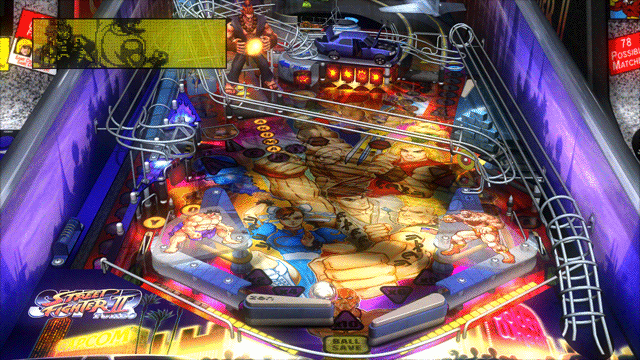 Pinball FX2: Super Street Fighter II Turbo Screenshot (PSN product page (PS3 / Vita))