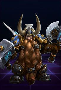 Heroes of the Storm Render (Official Heroes of the Storm site): Muradin