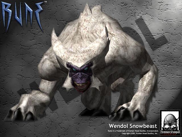 Rune Render (Official Website - Character Art): Wendol Snowbeast