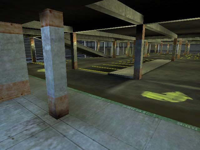 Oni Screenshot (Screenshots): The levels are incredibly realistic. Check out this garage.