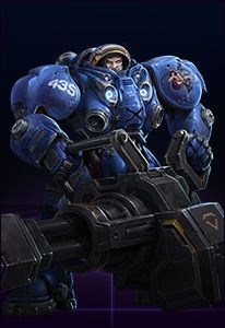 Heroes of the Storm Render (Official Heroes of the Storm site): Tychus