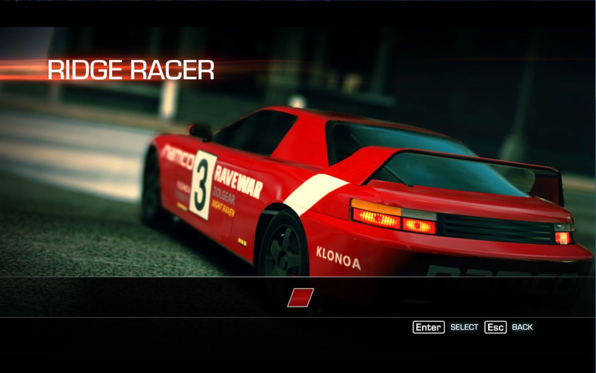 Ridge Racer: Unbounded - Ridge Racer 1 Machine and the Hearse Screenshot (Steam)