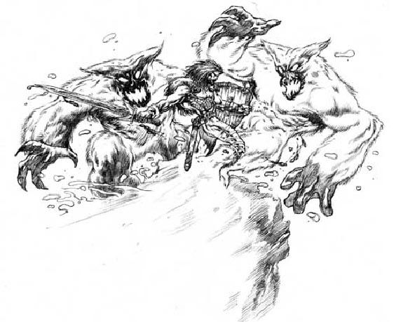 Rune Concept Art (Official Website - Concept Art): Ragnar Fight