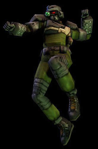 Oni Render (Characters): Green Striker