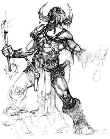 Rune Concept Art (Official Website - Concept Art): Conrack, the Villain