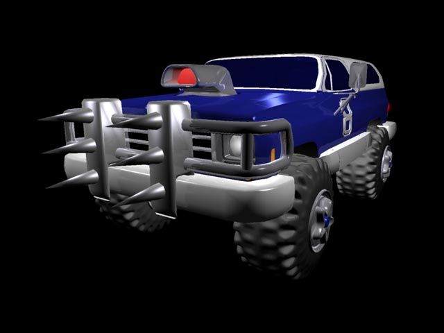 Carmageddon Render (Interplay website - opponents and vehicles (1997)): Juicy Jones' car