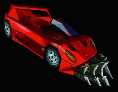 Carmageddon Other (Interplay website - opponents and vehicles (1997)): Madam Scarlett's car In-game car model