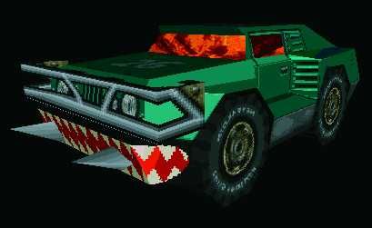 Carmageddon Other (Interplay website - opponents and vehicles (1997)): Halfwit Harry's car In-game car model