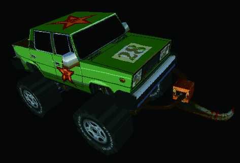 Carmageddon Other (Interplay website - opponents and vehicles (1997)): Ivan the Bastard's car In-game car model