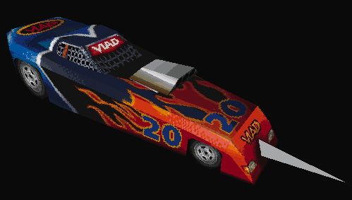 Carmageddon Other (Interplay website - opponents and vehicles (1997)): Vlad's car In-game car model
