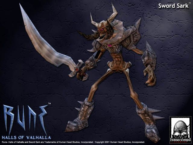 Rune: Halls of Valhalla Render (Official Website - Character Art): Sword Sark
