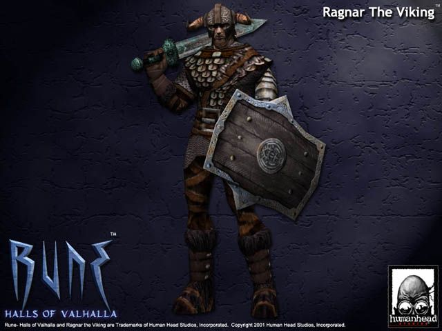 Rune: Halls of Valhalla Render (Official Website - Character Art): Ragnar the Viking