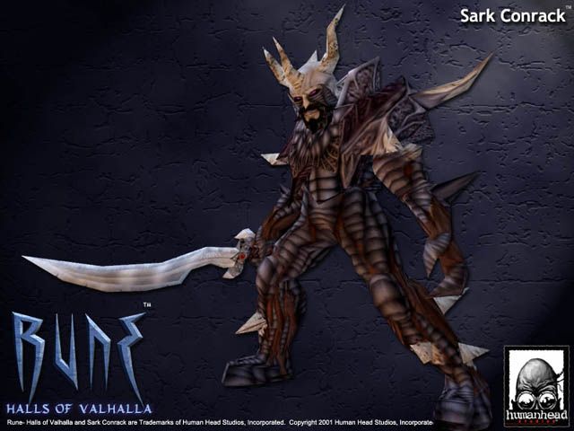 Rune: Halls of Valhalla Render (Official Website - Character Art): Sark Conrack
