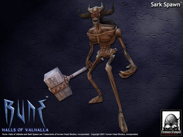Rune: Halls of Valhalla Render (Official Website - Character Art): Sark Spawn